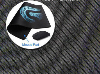 Roda Bertekstur SBR Neoprene Fabric Reinforced Rubber Sheet Berpola Untuk Alas Mouse