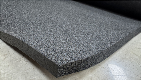 3mm Camo Fabric Black Open Cell EPDM Foam Rubber Sheet Neoprene Foam Customisable Insulation Gasket Ukuran 1000×2000mm