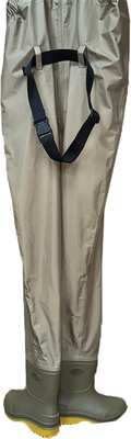 Felt Nylon / Taslan Wading Boots Torso Boots Boots memancing Vulcanized Sole Light Nyaman Waterproof Untuk Sungai