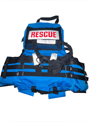 150N Professional Multi-Pocket Lifesaving High Buoyancy PFD Water Rescue Life Jacket Untuk Olahraga Air Ekstrim