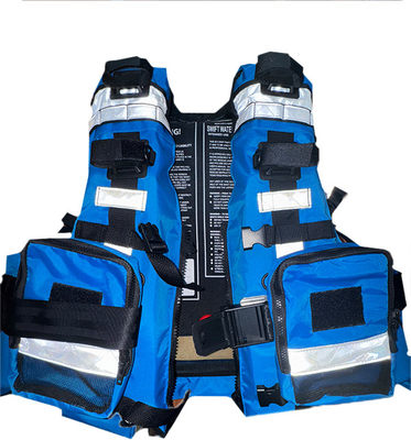 150N Professional Multi-Pocket Lifesaving High Buoyancy PFD Water Rescue Life Jacket Untuk Olahraga Air Ekstrim