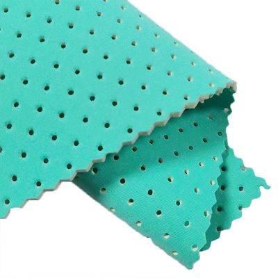 Green Laminated Mesh SBR Neoprene Fabric Sheet Ringan
