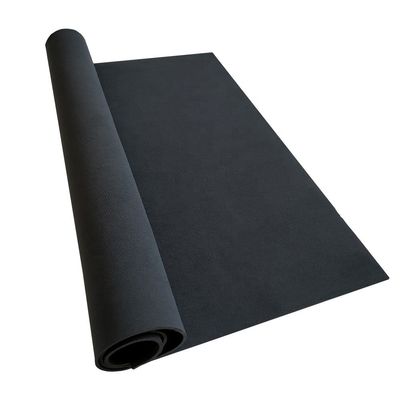 SGS Laminated Black Foam Rubber Padding Silicone Sponge Sheet Tebal 1mm-20mm