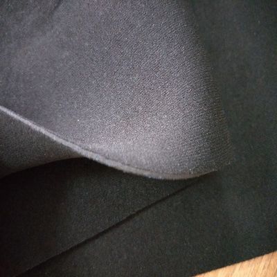 35-45 Shore A 3Mpa CR Rubber Laminated Neoprene Fabric Sheet untuk kaus kaki, karet keras, bahan penyegelan, tahan air dan tahan api