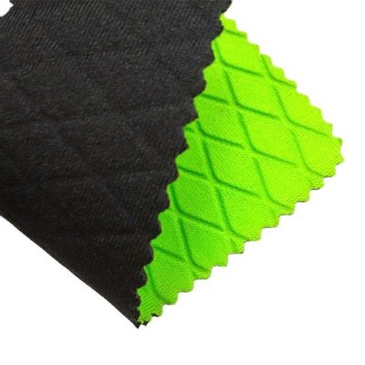Anti-slip 1,5-5 mm Kain Neoprene Embrossed Nylon Lapisan Elastis Pola Disesuaikan Stylish Yoga Pad Sabuk