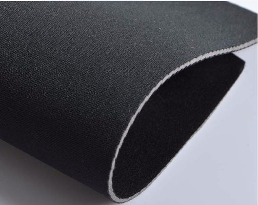 Pakaian SBR Laminated 2mm Neoprene Fabric, Polyester Jersey Kain Neoprene Tipis