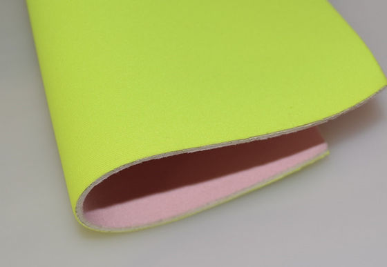 Bahan 2-40mm Neoprene Wetsuit, Antioksidan Kain Neoprene Kuning Pink, Kain Disesuaikan Menurut Warna Pantone, Kain Ketahanan Warna Tinggi,