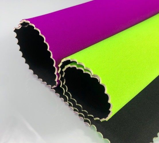 Satu Sisi Olahraga SBR Neoprene Fabric Roll 3mm Silicone Sponge Rubber