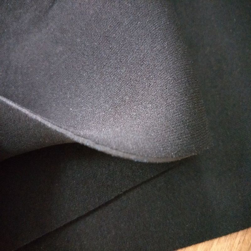 35-45 Shore A 3Mpa CR Rubber Laminated Neoprene Fabric Sheet untuk kaus kaki, karet keras, bahan penyegelan, tahan air dan tahan api