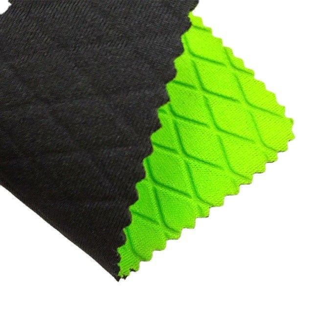 Anti-slip 1,5-5 mm Kain Neoprene Embrossed Nylon Lapisan Elastis Pola Disesuaikan Stylish Yoga Pad Sabuk